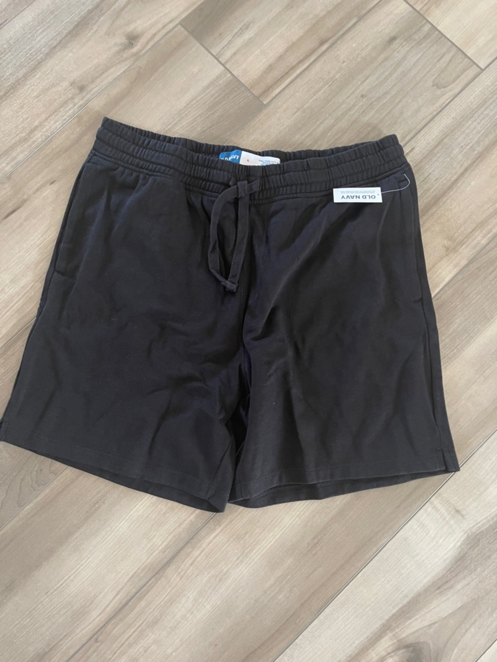 Old Navy Black Athletic Drawstring Cotton Shorts